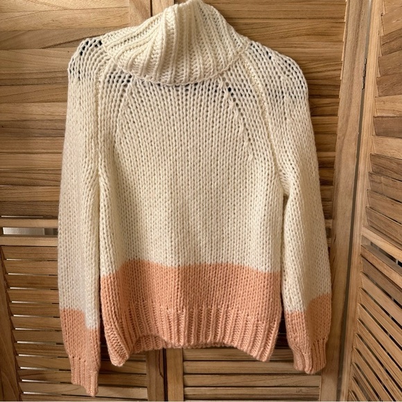 Reiss Hettie Chunky  Colorblock Sweater size S - Picture 6 of 6